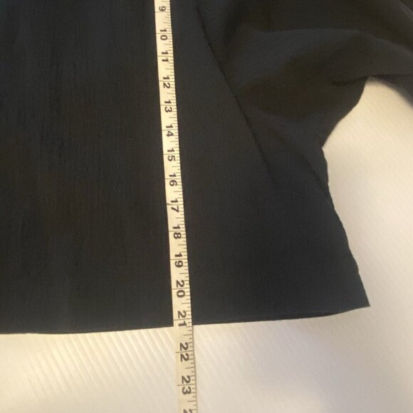 Levi's Lucy Wing Top Black Cotton Crepe Women’s Size S ($60) Classic Capsule - Picture 8 of 11